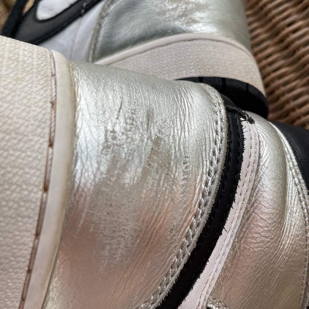 Nike Air Jordan Silver Toe high tops - Picture 9 of 12
